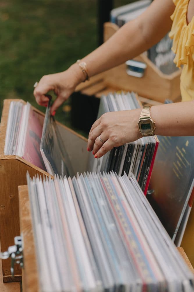 Bar à vinyles